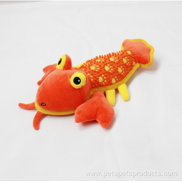 squeaky plush interactive giant lobster durable pet toys